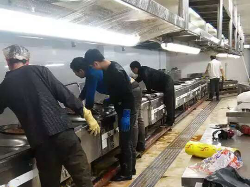 清洗中
